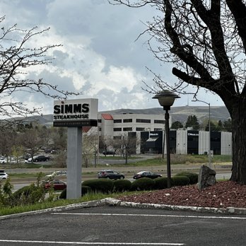 Simms Steakhouse - View from the parking lot - Steakhouses Near Me - Lakewood, Colorado Simms Steakhouse - View from the parking lot - Steakhouses Near Me - Lakewood, Colorado