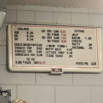 Christi's Hamburgers - Menu - Burgers Near Me - Waco, Texas