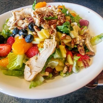 Panera Bread - The classic strawberry poppyseed salad w/apple as side - Salad Near Me - Daly City, California Panera Bread - The classic strawberry poppyseed salad w/apple as side - Salad Near Me - Daly City, California