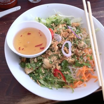 Pho 91 - Bun with chicken. There is no "bun". It's a delicious salad! - Vietnamese Near Me - Amsterdam, New Hampshire Pho 91 - Bun with chicken. There is no "bun". It's a delicious salad! - Vietnamese Near Me - Amsterdam, New Hampshire