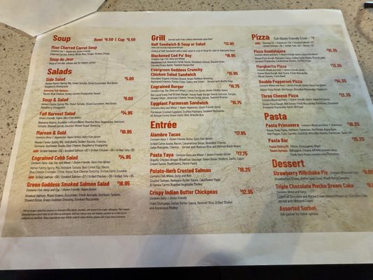 Menu photo 1 Engrained Cafe Tempe, AZ