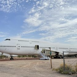 Pinal Airpark - 737 Plane on the side of the road. Can't enter but fun to look at.