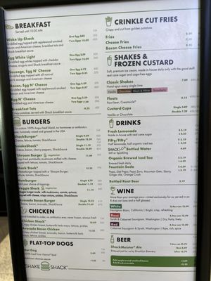 Menu photo 3 Shake Shack Newark, NJ