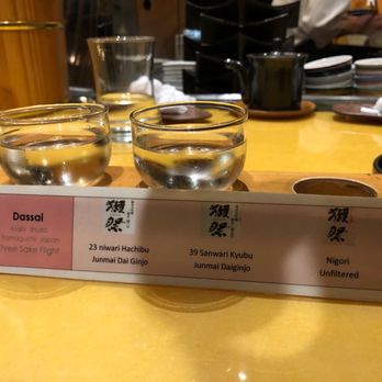 Hanare Sushi - Dassai sampler - Japanese Near Me - Costa Mesa, California Hanare Sushi - Dassai sampler - Japanese Near Me - Costa Mesa, California