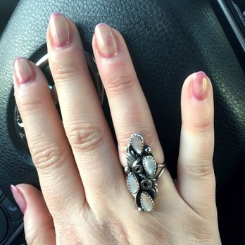 Aqua Nails - Gel nail color uneven saturation colors separating in patches. Poor quality..worst I've had. Not worth $30 This is less than a week - Nail Salons Near Me - West Linn, Oregon