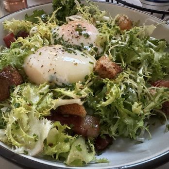 Regalade - Salade Lyonnaise (with a request for extra egg). - French Near Me - Los Angeles, California Regalade - Salade Lyonnaise (with a request for extra egg). - French Near Me - Los Angeles, California
