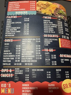 Menu photo 2 El Santito Minden, LA Menu photo 2 El Santito Minden, LA