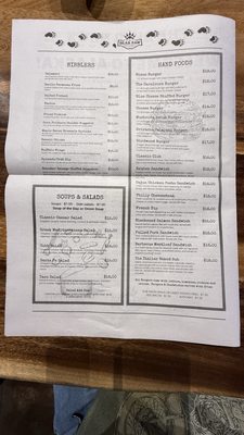 Menu photo 2 The Bear Paw Bar & Grill Anchorage, AK