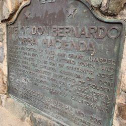 Yorba Hacienda Historical Marker