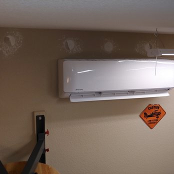 The HeatBusters - 24 K BTU Mr. Cool Mini-Split.  Bad Ass! - Insulation Installation Near Me - Austin, Texas
