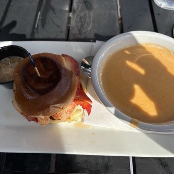 La Forge Casino Restaurant - Stuffies, lobster bisque and warm lobster slider. - American Near Me - Newport, Rhode Island