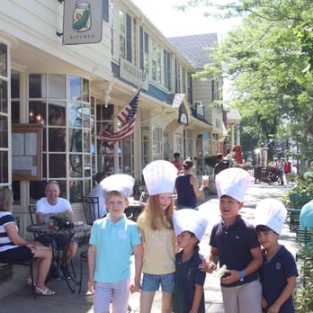 Pickle Jar Kitchen - The crew after their chocolate chip pancakes - - New American Near Me - Falmouth, Massachusetts
