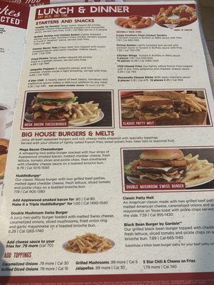 Menu photo 4 Huddle House Sweetwater, TN