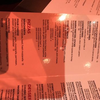 Pittsburgh Improv - Menu - Comedy Clubs Near Me - Homestead, Pennsylvania