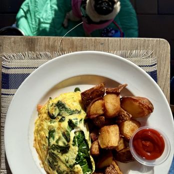 Bistro Punahele Tonnelier - House Signature Omelette (Smoked Salmon with Spinach and Onions) - Breakfast & Brunch Near Me - Oakley, California Bistro Punahele Tonnelier - House Signature Omelette (Smoked Salmon with Spinach and Onions) - Breakfast & Brunch Near Me - Oakley, California