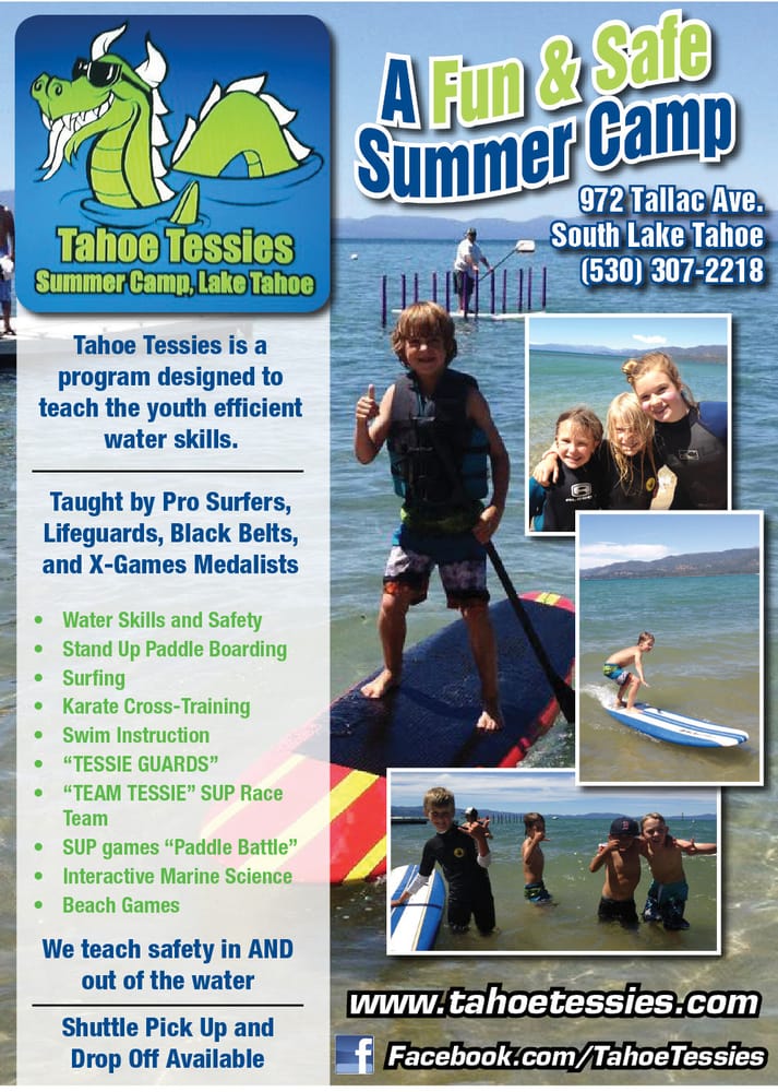 Tahoe Tessies Summer Camp Logo