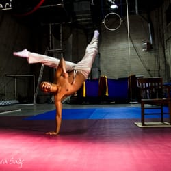 Faculty Pacho performs in Caught in the Act