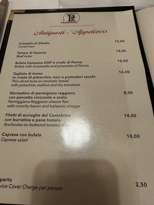 Menu photo 1 Ristorante Paddock Maranello, MO