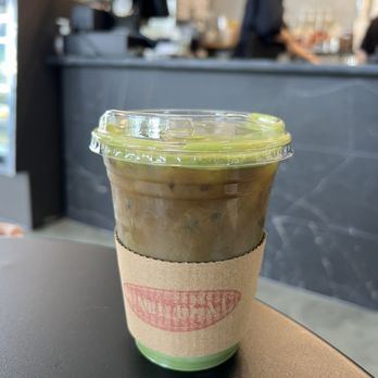 CAFE FLAT - Matcha Latte - Waffles Near Me - Duluth, Georgia