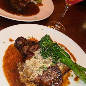 Teca Newtown Square - Creekstone Farms NY Strip Steak + Filet Mignon steak special in the back + Pomegranate Martini - Italian Near Me - Newtown Square, Pennsylvania Teca Newtown Square - Creekstone Farms NY Strip Steak + Filet Mignon steak special in the back + Pomegranate Martini - Italian Near Me - Newtown Square, Pennsylvania