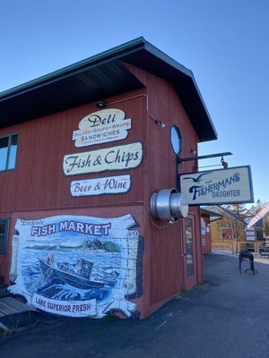 The Fisherman's Daughter at Dockside Fish Market by null