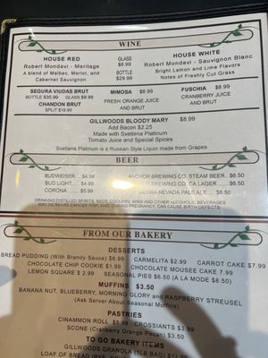 Menu photo 7 Gillwoods Cafe Saint Helena, CA Menu photo 7 Gillwoods Cafe Saint Helena, CA