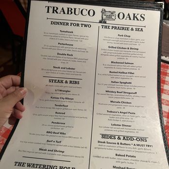 Trabuco Oaks Steakhouse - Menu - Steakhouses Near Me - Trabuco Canyon, California Trabuco Oaks Steakhouse - Menu - Steakhouses Near Me - Trabuco Canyon, California