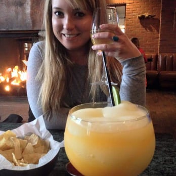 Savina's - Celebrating national high-five day by high-fiveing my liver with a frozen peach margarita. - Mexican Near Me - Denver, Colorado