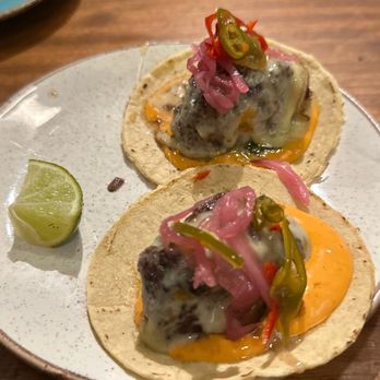 temper Soho - Hamburger Taco - Latin American Near Me - London, XGL temper Soho - Hamburger Taco - Latin American Near Me - London, XGL