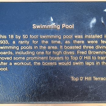 Top O Hill Terrace - Plaque. - Historical Tours Near Me - Arlington, Texas
