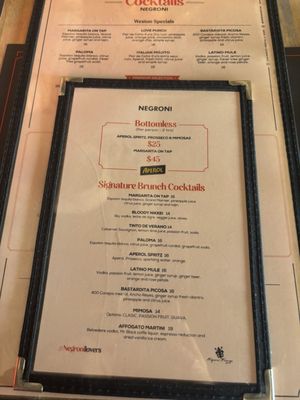 Menu photo 1 Negroni Weston Weston, FL Menu photo 1 Negroni Weston Weston, FL