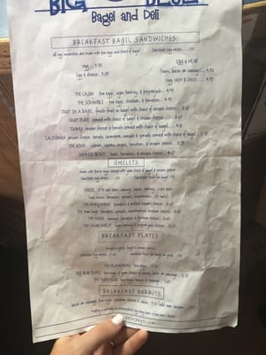 Menu photo 6 Big Blue Bagel & Deli Auburn, AL Menu photo 6 Big Blue Bagel & Deli Auburn, AL
