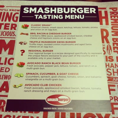 Menu photo 1 Smashburger Durham, NC