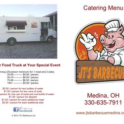 JT's Barbecue Catering and Food Truck - Special Event Catering Menu