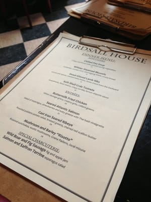 Menu photo 7 Birdsall House Peekskill, NY