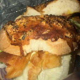 Dry and hard bagel very hard to bite into, had to give it a try 0 out of 10