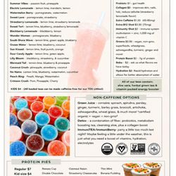 The Daily Spot - The Daily Spot Menu~ Loaded Teas & More