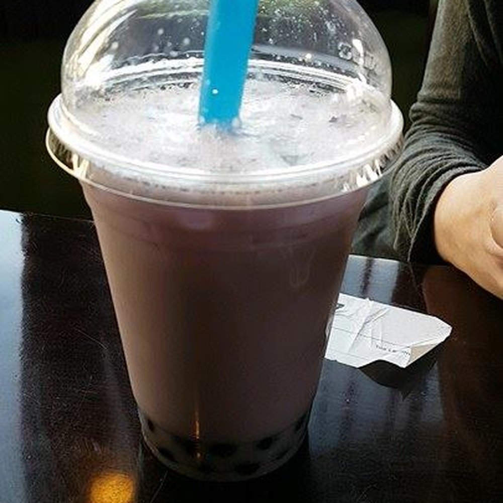 Tea Leaf Cafe - Taro milk tea with bubbles! :D - Coffee & Tea Near Me - Amherst, New York Tea Leaf Cafe - Taro milk tea with bubbles! :D - Coffee & Tea Near Me - Amherst, New York