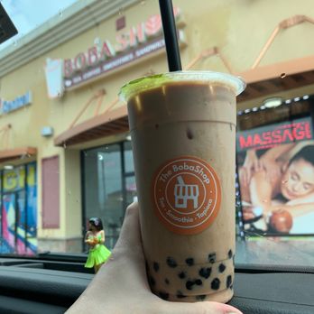 The Boba Shop - Strawberry Cream Tea with boba - Juice Bars & Smoothies Near Me - Spring, Texas The Boba Shop - Strawberry Cream Tea with boba - Juice Bars & Smoothies Near Me - Spring, Texas