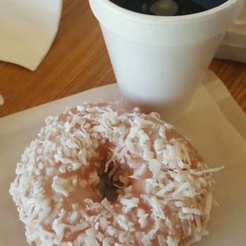 Bonsall Donut House - Coconut gkaze donut and coffee! - Donuts Near Me - Bonsall, California