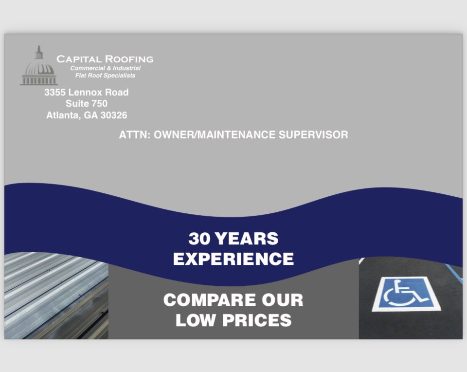 Slide of Capital Roofing