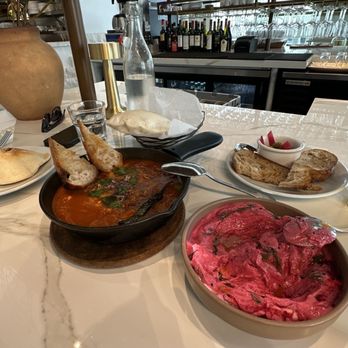 Ammatoli - Shakshouka and roasted beets Labneh - Mediterranean Near Me - Long Beach, California
