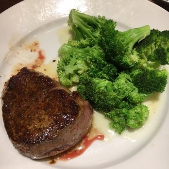 LongHorn Steakhouse - Rare filet steak with broccoli - Steakhouses Near Me - Hinesville, Georgia LongHorn Steakhouse - Rare filet steak with broccoli - Steakhouses Near Me - Hinesville, Georgia