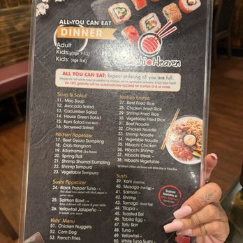 Sushi Heaven - Menu - Sushi Bars Near Me - Mechanicsburg, Pennsylvania Sushi Heaven - Menu - Sushi Bars Near Me - Mechanicsburg, Pennsylvania