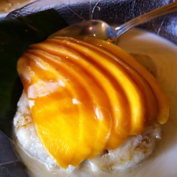 Banana Leaf - Mango sticky rice - Malaysian Near Me - Vancouver, British Columbia