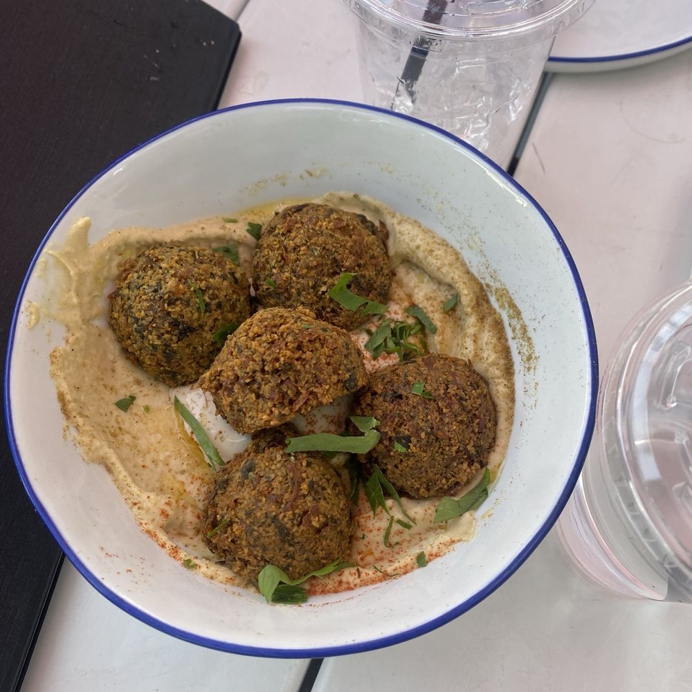 The Blondinit - Falafel with hummus - Mediterranean Near Me - Westport, Connecticut The Blondinit - Falafel with hummus - Mediterranean Near Me - Westport, Connecticut