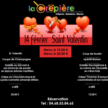 La Crêpière - St Valentin - Creperies Near Me - Perpignan, 66 La Crêpière - St Valentin - Creperies Near Me - Perpignan, 66