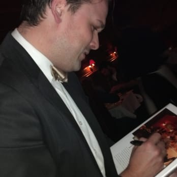 Tornado Steak House - Tornado Steak House - Bob signing our copy of Wisconsin Supper Clubs - Madison WI - State Capitol - Steakhouses Near Me - Madison, Wisconsin