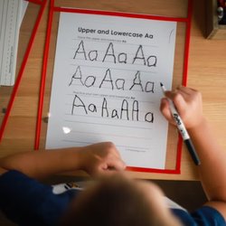 Bambini Montessori School - Preparing kids to read and write EARLY.