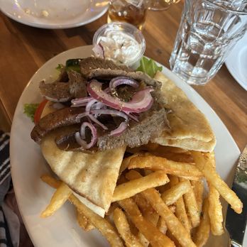 Yamas Greek Eatery - Gyro platter - Greek Near Me - Concord, New Hampshire Yamas Greek Eatery - Gyro platter - Greek Near Me - Concord, New Hampshire